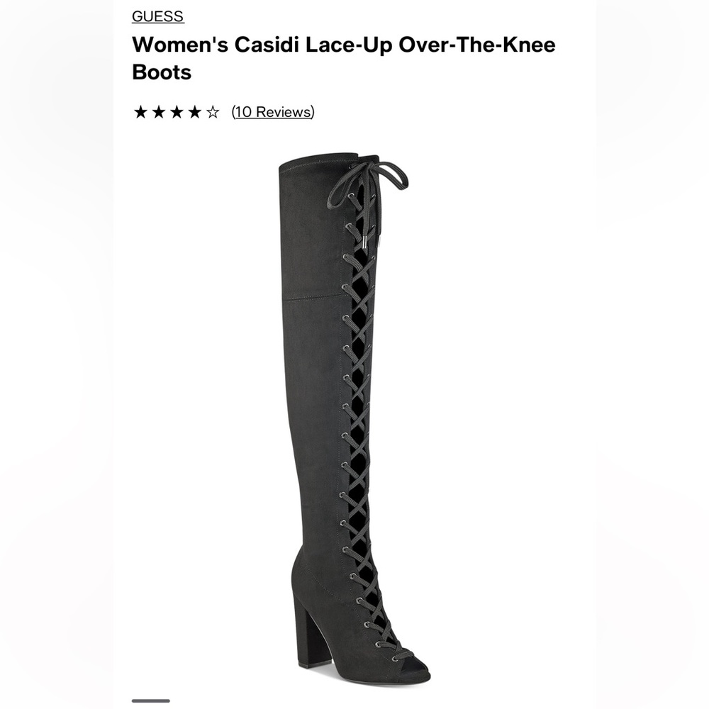 GUESS Casidi Over the knee suede boots